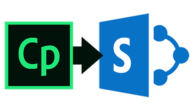 Captivate and Sharepoint logos