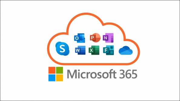 What is 365 poster image of cloud with 365 icons inside it